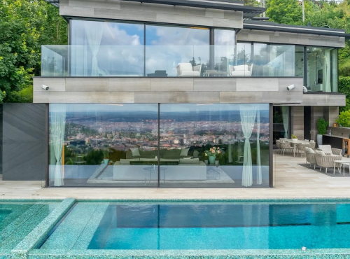 Zahraniční nemovitosti - Moderní vila s panoramatickým výhledem, Budapešť - Maďarsko