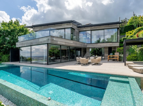 Zahraniční nemovitosti - Moderní vila s panoramatickým výhledem, Budapešť - Maďarsko