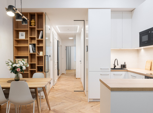 Modern 3+kk apartment in Sovova Residence, Prague 8 – Karlín