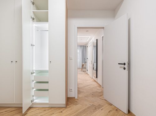 Pronájem - Moderní byt 3+kk v Rezidenci Sovova, Praha 8 – Karlín