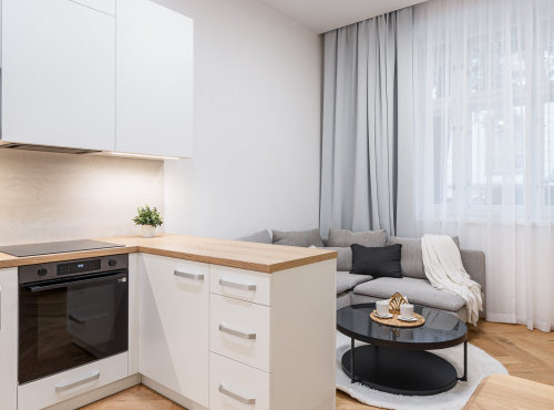 Modern 3+kk apartment in Sovova Residence, Prague 8 – Karlín