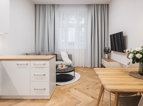 Modern 3+kk apartment in Sovova Residence, Prague 8 – Karlín