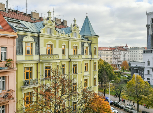 Pronájem - Luxusní byt 3+kk, Praha 3 - Vinohrady