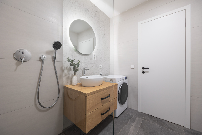 Modern 1+kk apartment in Sovova Residence, Prague 8 – Karlín