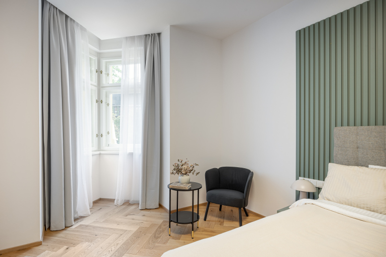 Modern 2+kk apartment in Sovova Residence, Prague 8 – Karlín