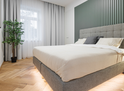 Pronájem - Mezonetový byt 4+kk v Rezidenci Sovova, Praha 8 – Karlín