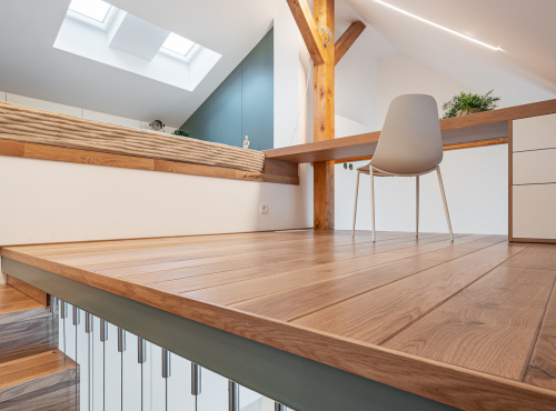 Pronájem - Mezonetový byt 4+kk v Rezidenci Sovova, Praha 8 – Karlín