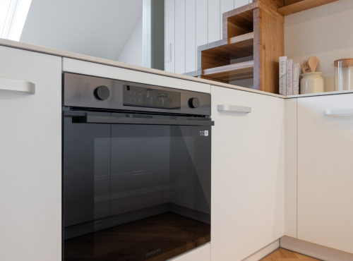 Pronájem - Mezonetový byt 4+kk v Rezidenci Sovova, Praha 8 – Karlín