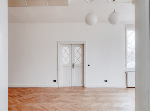 Office spaces  in a cubist villa, Prague 2 - Rašínovo nábřeží