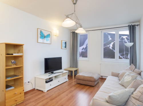 Sale - 2+1 apartment with balcony, Špindlerův Mlýn, Bedřichov